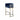 Athena Bar Stool Navy Luxury Furniture